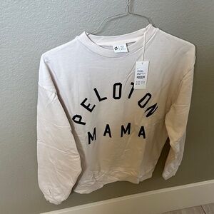 NWT Peloton Mama Ford and Wyatt crew neck sweatshirt size small